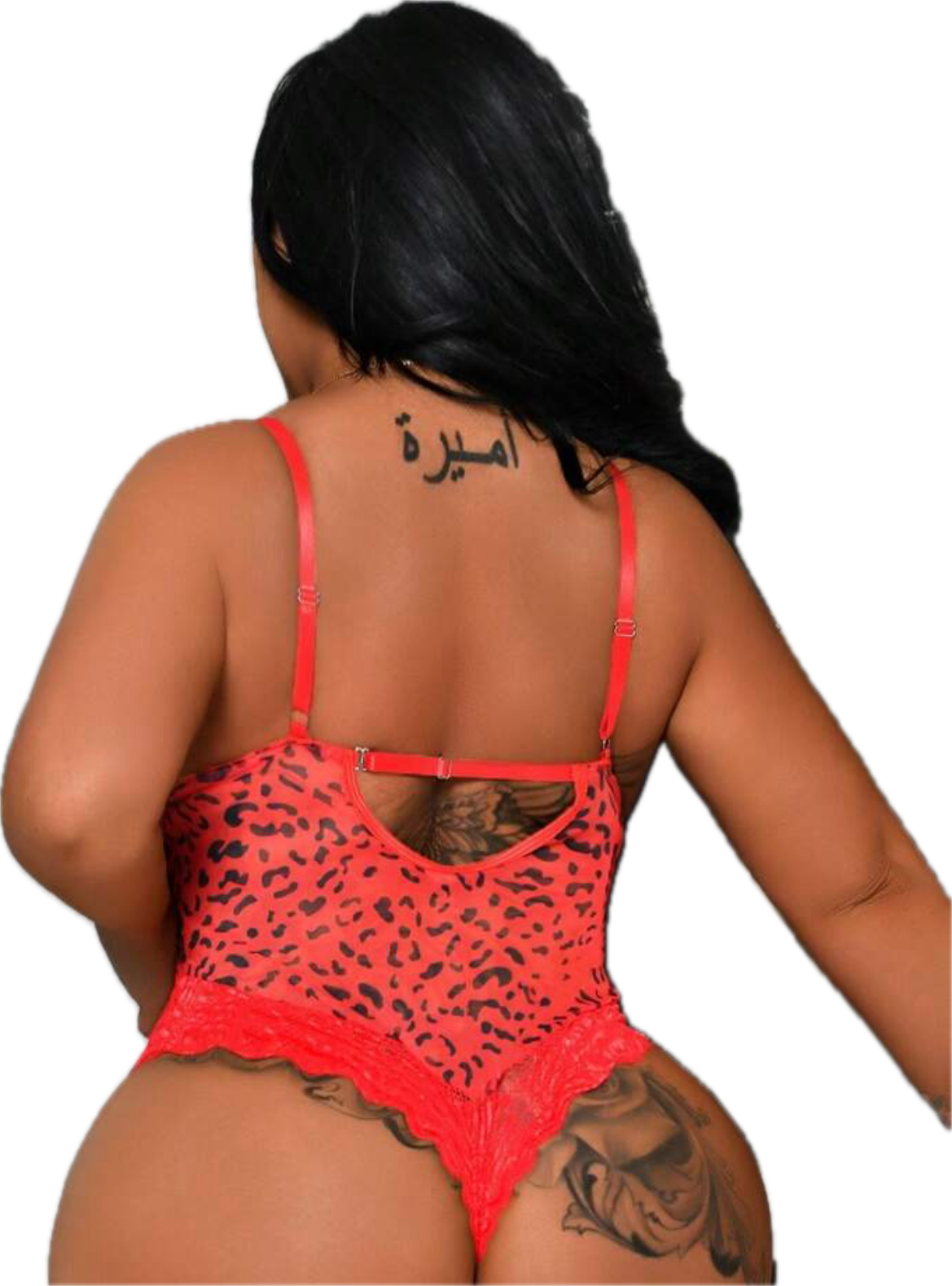 Lace Cheetah Print teddy